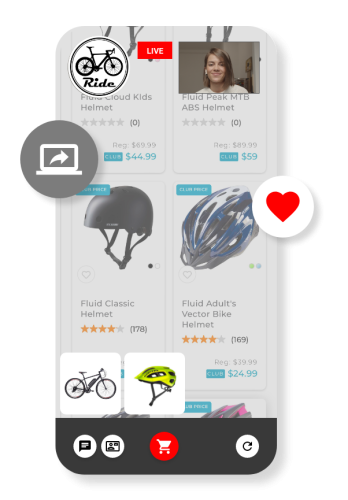 Shopcall Assistant share screen